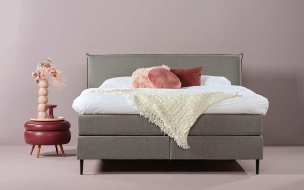 goedkope Eastborn-boxspring Go-Lichtgrijs
