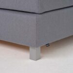 Eastborn-aluminium vierkante boxspring poot