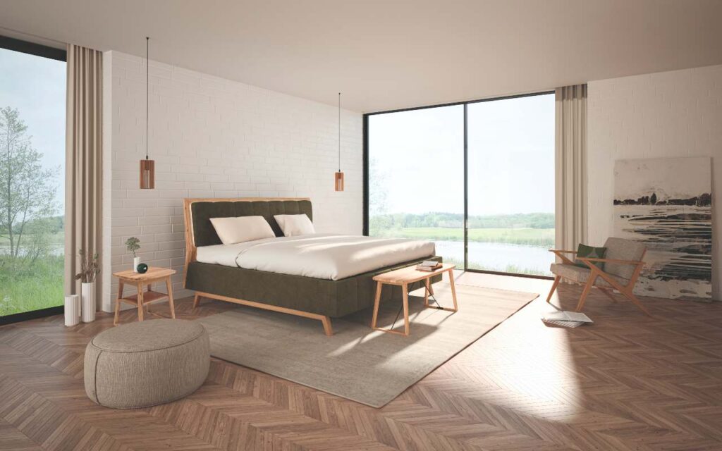 TEMPUR®_boxspring-bed Design_Lines_-_Forest_Velvet