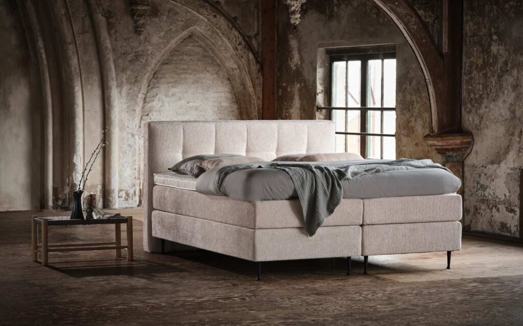 pullman lichte creme beige boxspring belleville