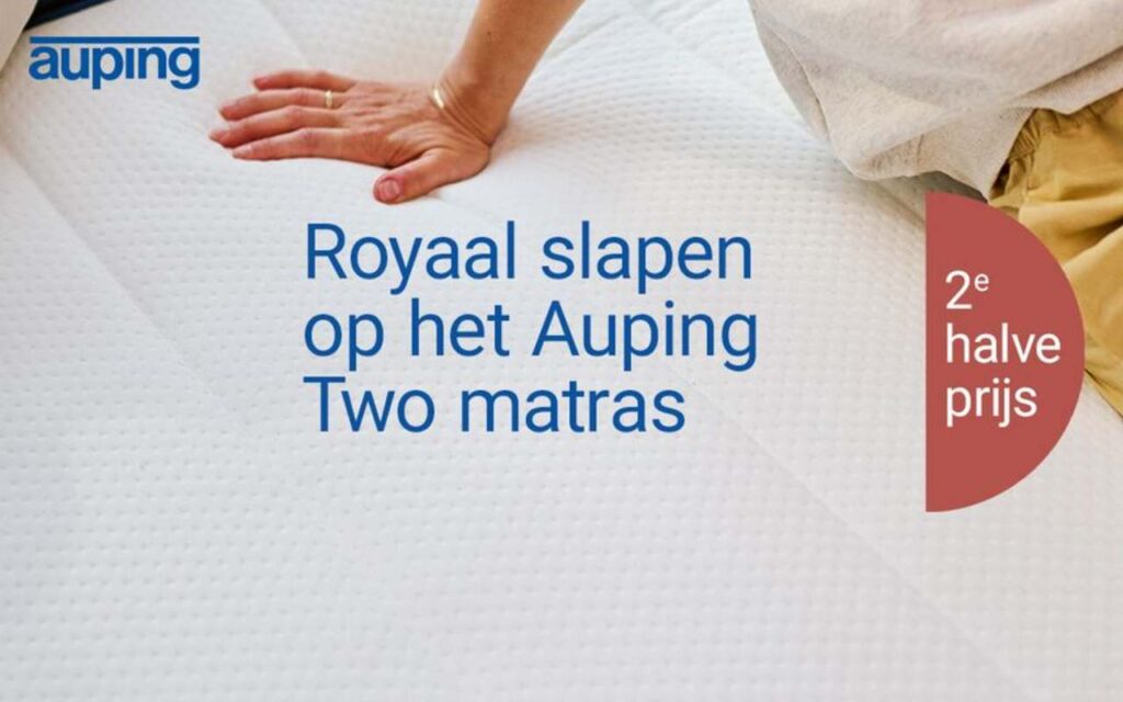auping matras two voor de helft