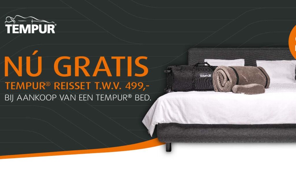 Tempur beste matras mee op vakantie