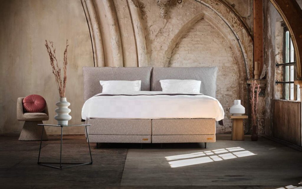 Pullman-greige boxspring Boston