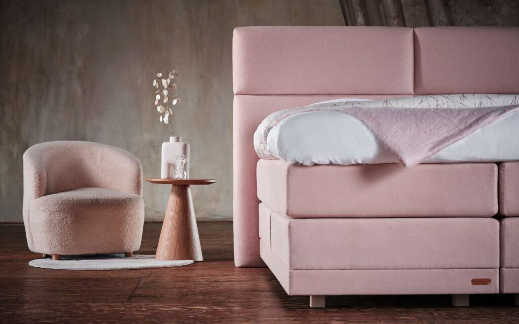 roze Pullman boxspring New-York