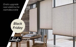 luxaflex Black Friday gratis powerview