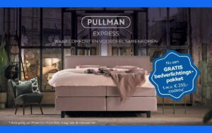 Pullman boxspring Express GRATIS verlichting 29-05-2026 19-07-2026 wk voetbal actie