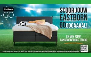 Voetbal aktie bedden Eastborn Go terugwinaktie 29-05-2026 19-07-2026