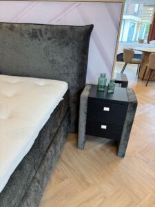bos-groene Eastborn elektrisch verstelbare boxspring Gentle