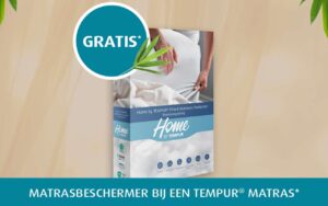 gratis matrasbeschermer bij Tempur matras 01-06-2026 30-06-2026