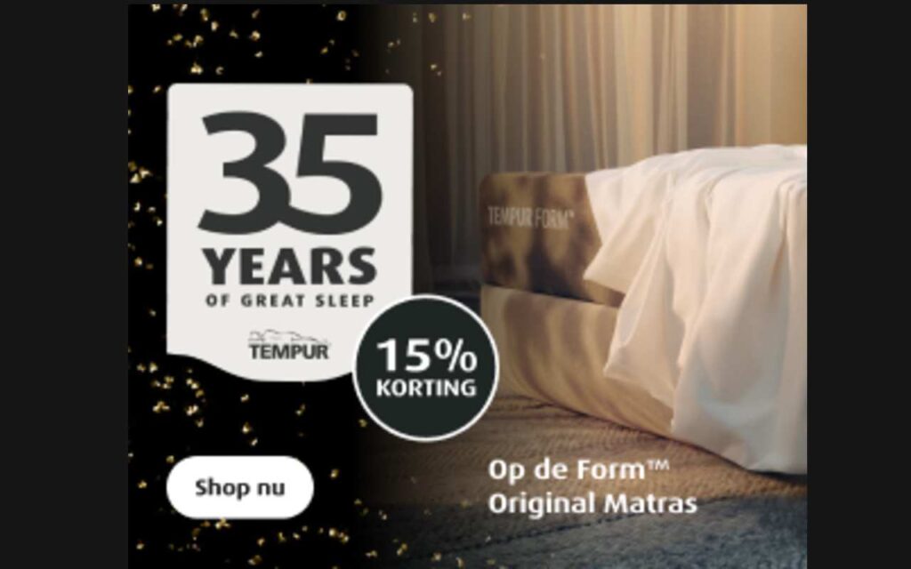 goedkoop Tempur matras Form Original