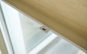 handbedienbare raambekleding-duette handgreep